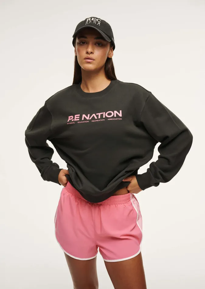 PE Nation QUALIFY SWEAT IN ASPHALT Women Sweatshirts
