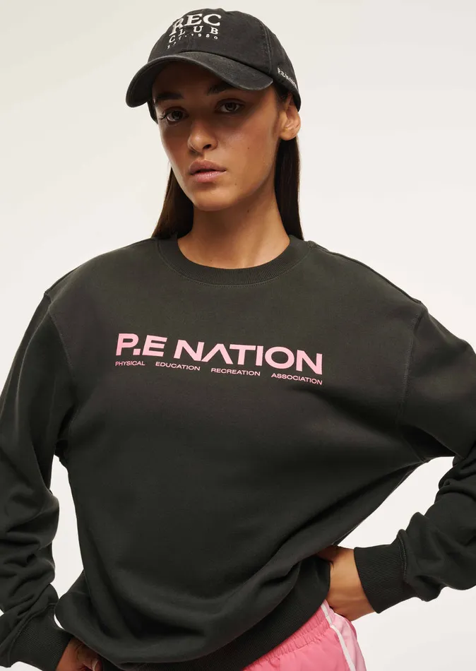 PE Nation QUALIFY SWEAT IN ASPHALT Women Sweatshirts