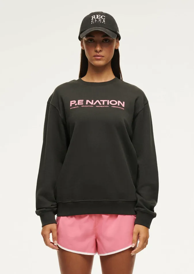 PE Nation QUALIFY SWEAT IN ASPHALT Women Sweatshirts