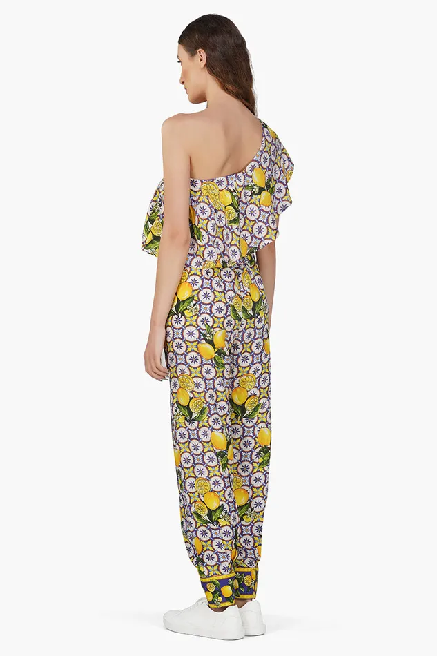 Pants Citrus Lemon Printed Pant America and Beyond Women