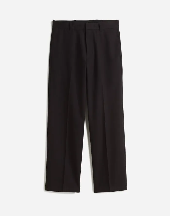 Pants Men Madewell CottonWool Blend Trousers True Black