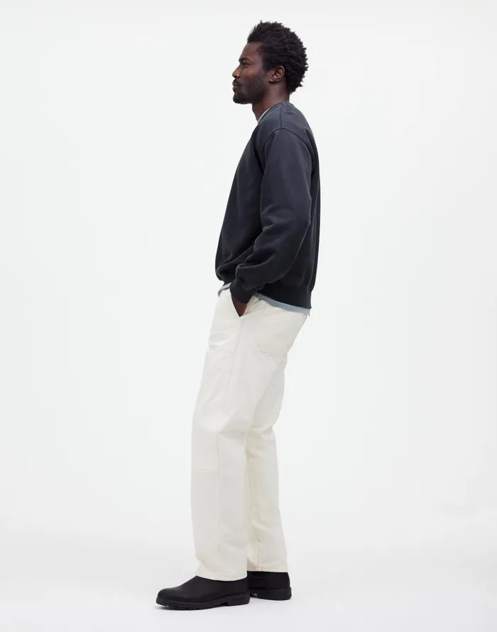 Pants Men Madewell Relaxed Straight Workwear Pants Vintage Canvas