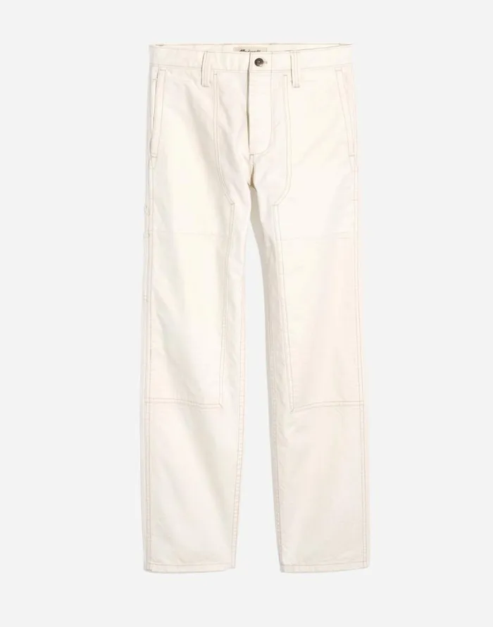 Pants Men Madewell Relaxed Straight Workwear Pants Vintage Canvas