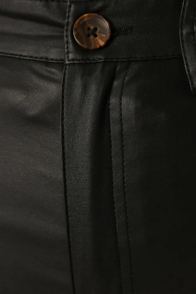 Pants Petal and Pup Women Sammie Vegan Leather Pants Black
