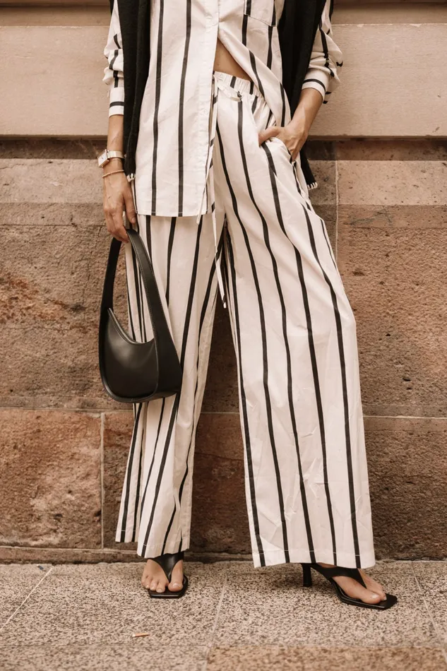 Pants Petal and Pup Women Silvia Pant Cream Stripe