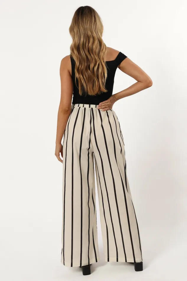 Pants Petal and Pup Women Silvia Pant Cream Stripe