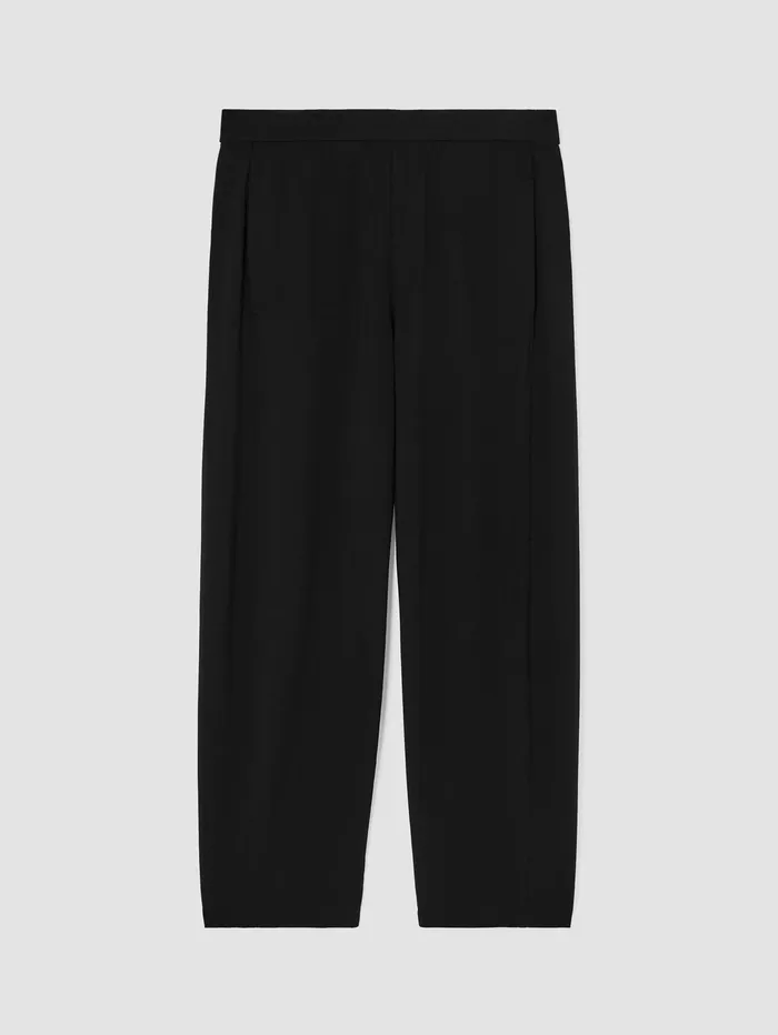 Pants Shorts and Jumpsuits Women Eileen Fisher Stretch Jersey Knit Lantern Pant Black