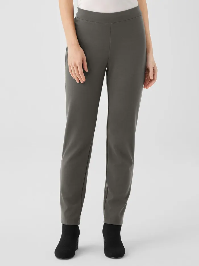 Pants Shorts and Jumpsuits Women Eileen Fisher Washable Flex Ponte Pant Grove