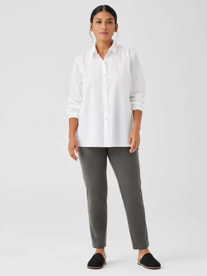 Pants Shorts and Jumpsuits Women Eileen Fisher Washable Flex Ponte Pant Grove