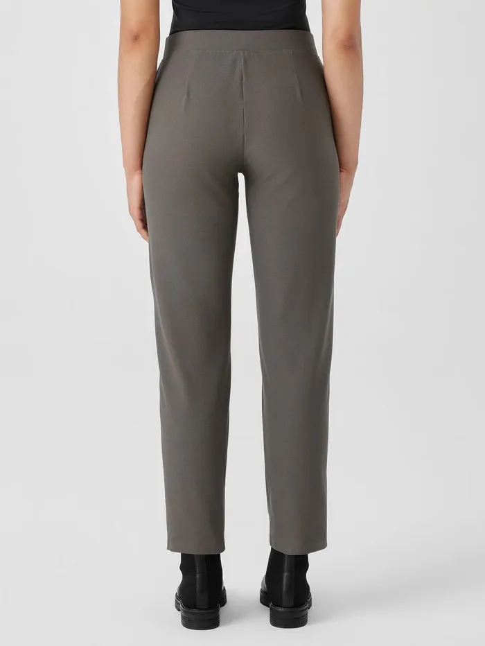 Pants Shorts and Jumpsuits Women Eileen Fisher Washable Stretch Crepe Straight Pant Grove