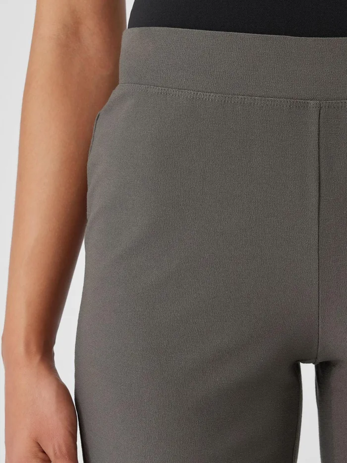 Pants Shorts and Jumpsuits Women Eileen Fisher Washable Stretch Crepe Straight Pant Grove