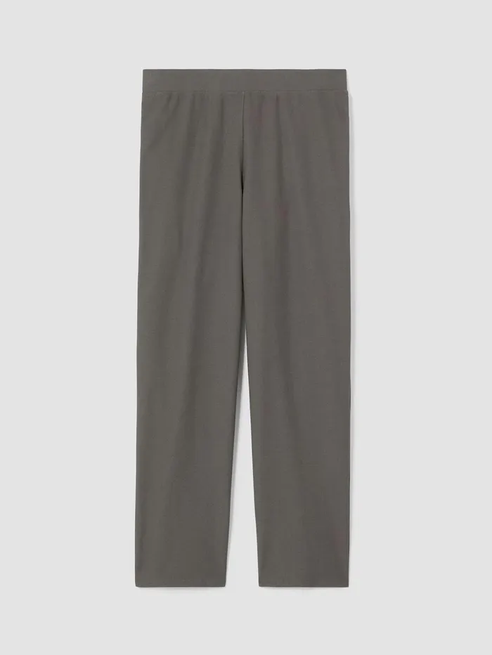 Pants Shorts and Jumpsuits Women Eileen Fisher Washable Stretch Crepe Straight Pant Grove