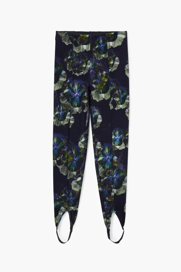Pants Women Desigual Fusseau Leggings M Christian Lacroix Black
