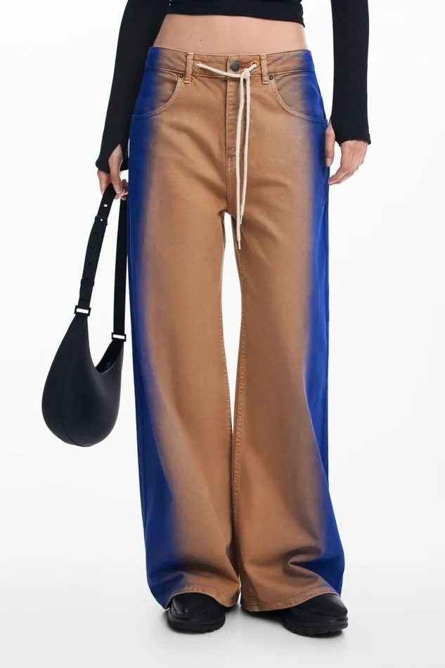 Pants Women Desigual Maitrepierre Gradient Jeans Brown