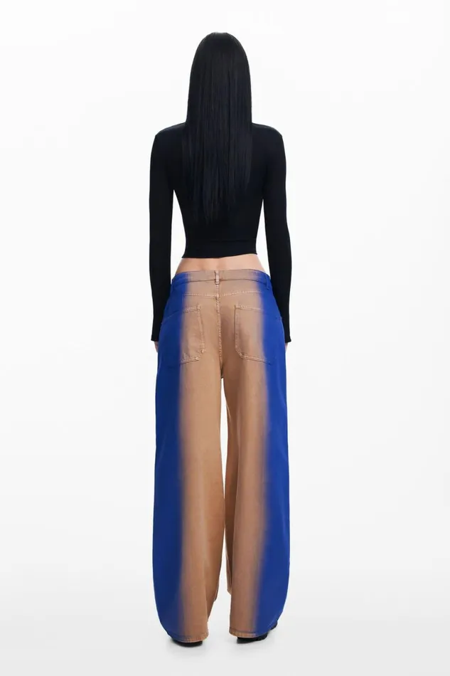 Pants Women Desigual Maitrepierre Gradient Jeans Brown