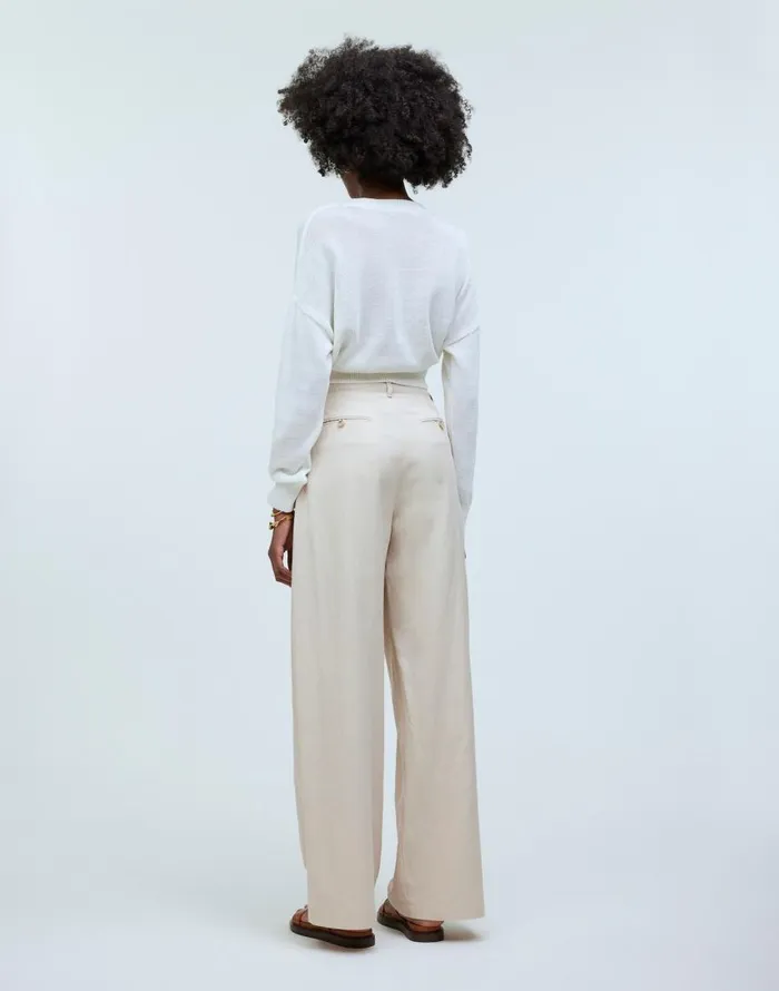 Pants Women Madewell The Harlow WideLeg Pant Harvest Moon