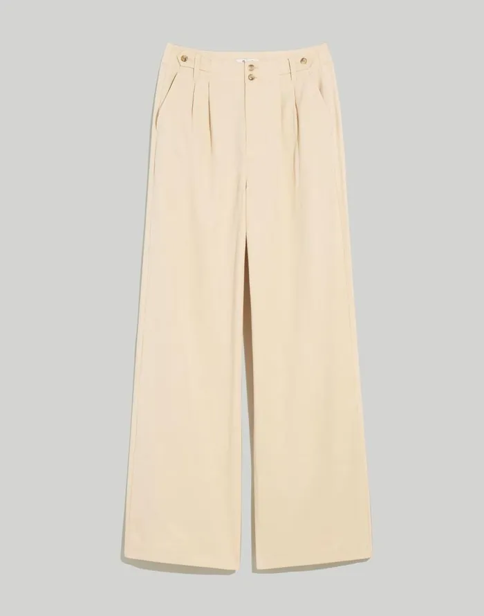 Pants Women Madewell The Harlow WideLeg Pant Harvest Moon
