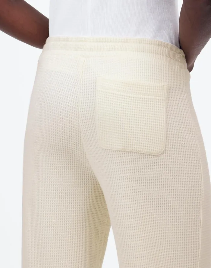 Pants Women Madewell WaffleKnit StraightLeg Sweatpants Winter White