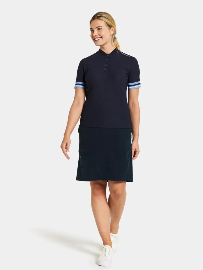 Patty Polo Dark Night Blue Women Didriksons Tshirts