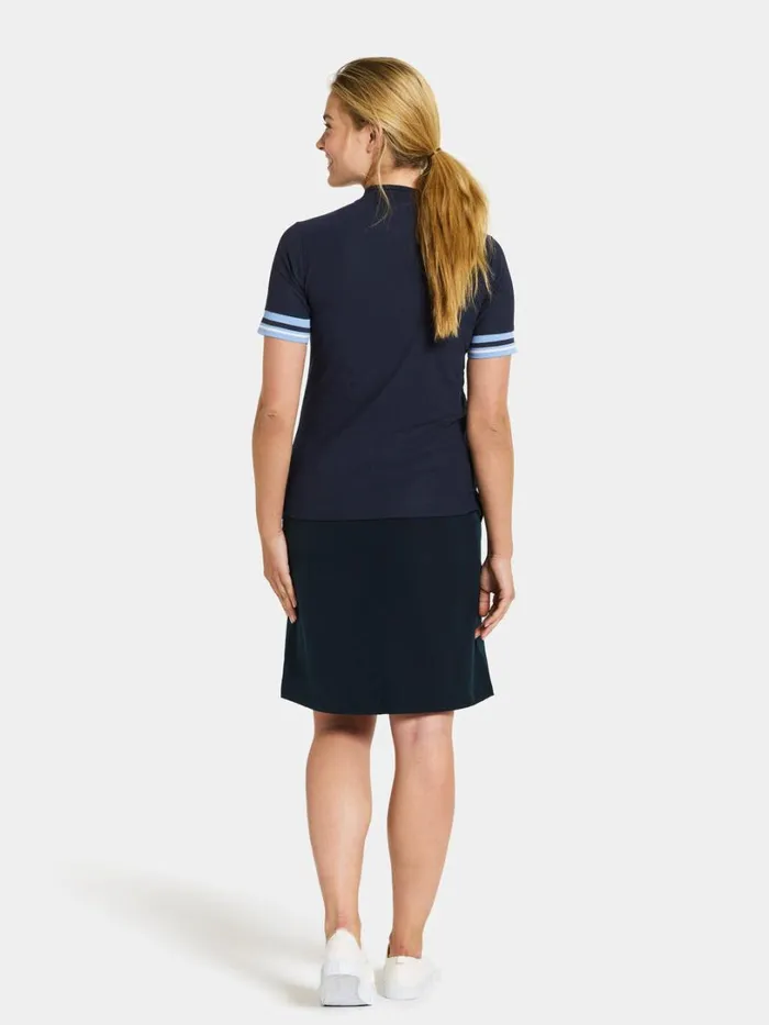 Patty Polo Dark Night Blue Women Didriksons Tshirts
