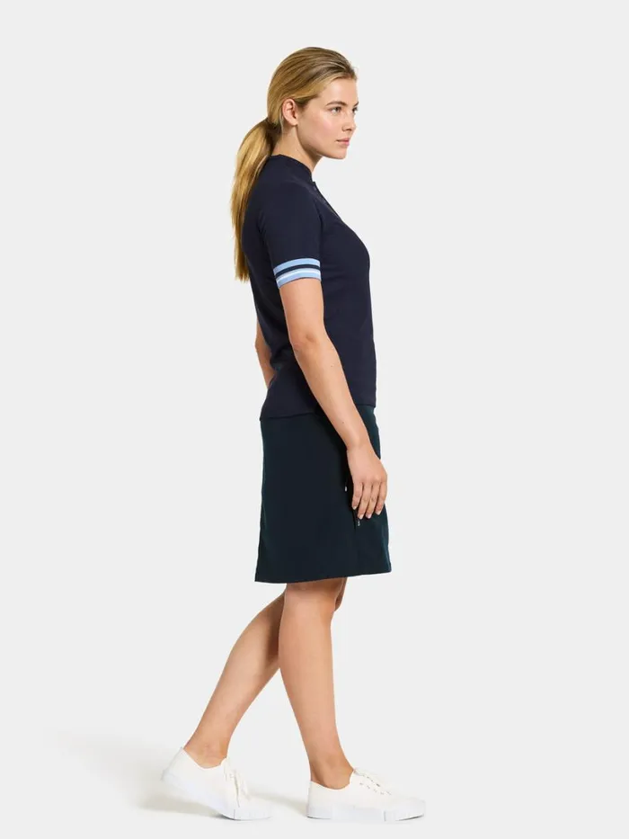 Patty Polo Dark Night Blue Women Didriksons Tshirts