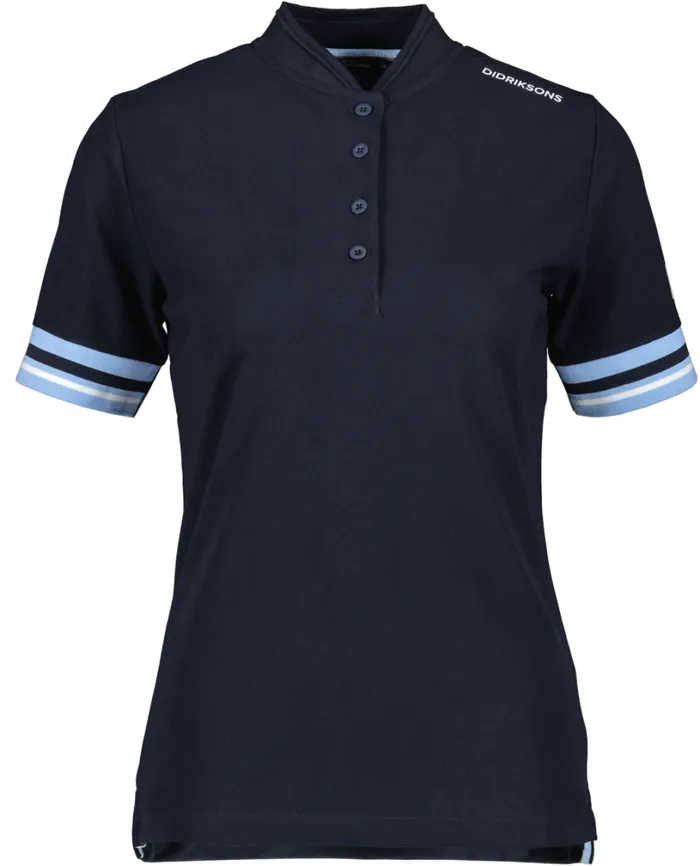 Patty Polo Dark Night Blue Women Didriksons Tshirts