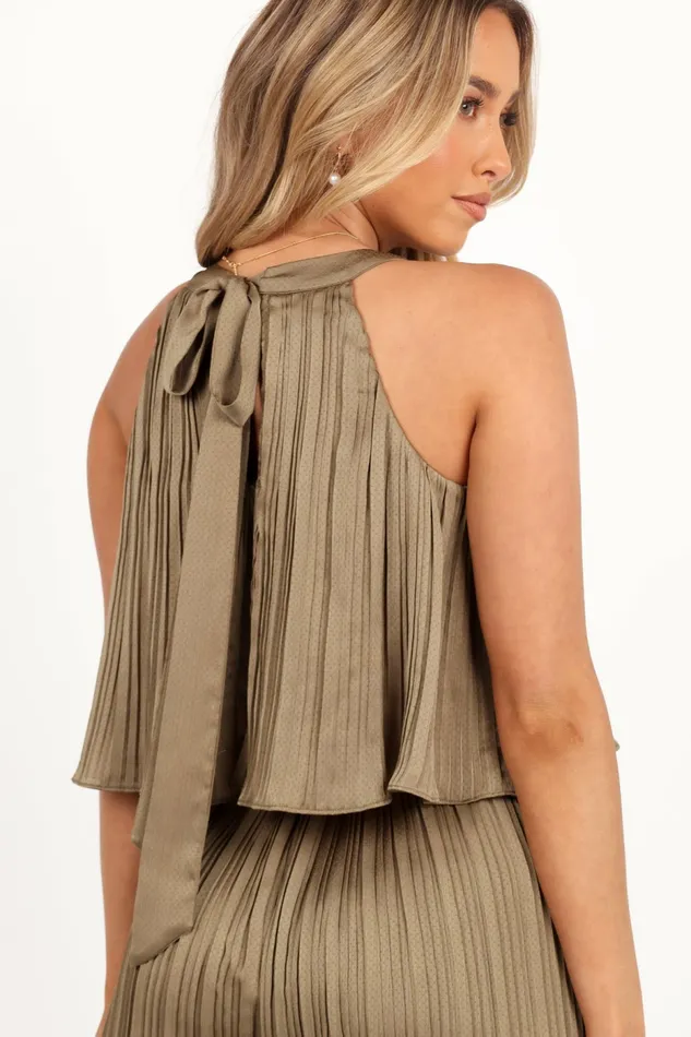 Petal and Pup Alina Jumpsuit Olive Women Jumpsuits and Rompers