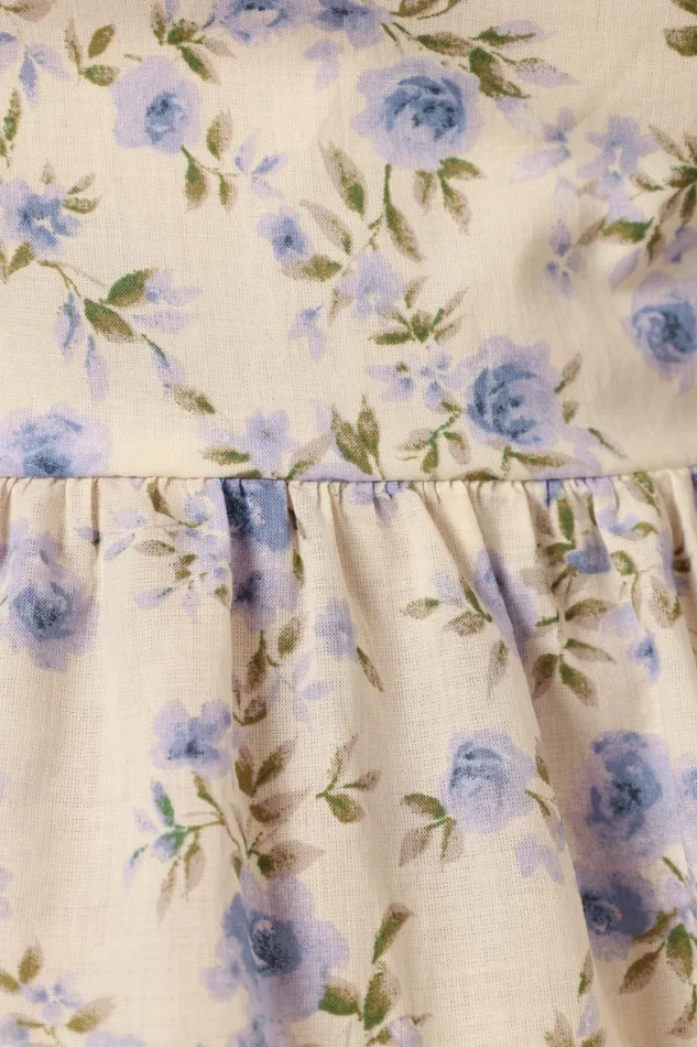 Petal and Pup Celia Top Ivory Blue Women Tops