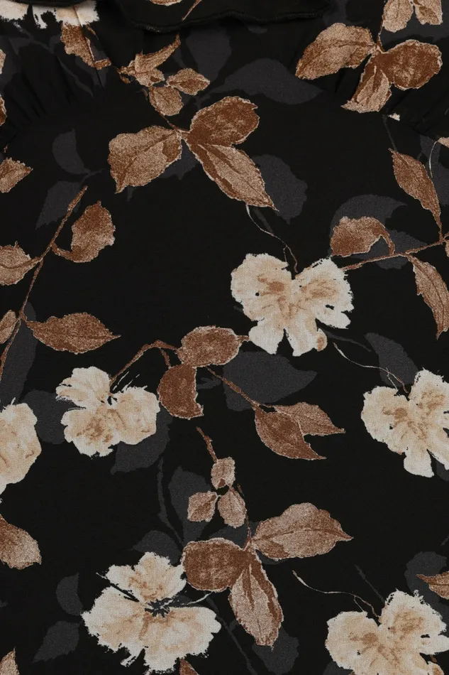Petal and Pup Event Dresses Women Irelynn Maxi Dress Black Floral