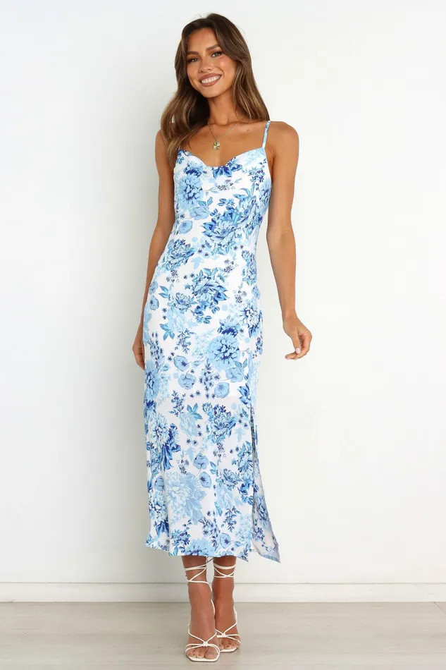 Petal and Pup Event Dresses Women Yelena Dress Blue