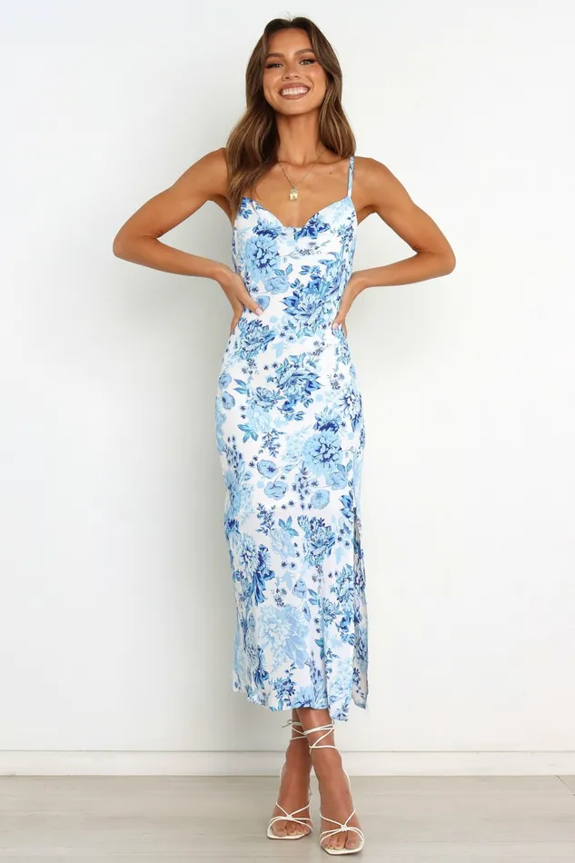 Petal and Pup Event Dresses Women Yelena Dress Blue