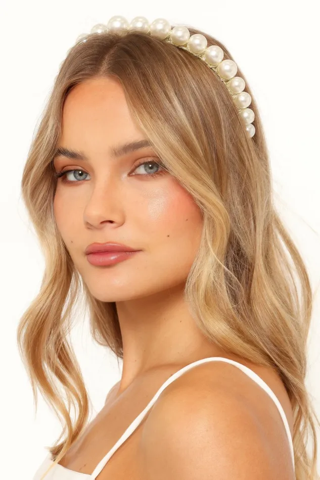 Petal and Pup Hair Accessories Women Arlow Headband Pearl