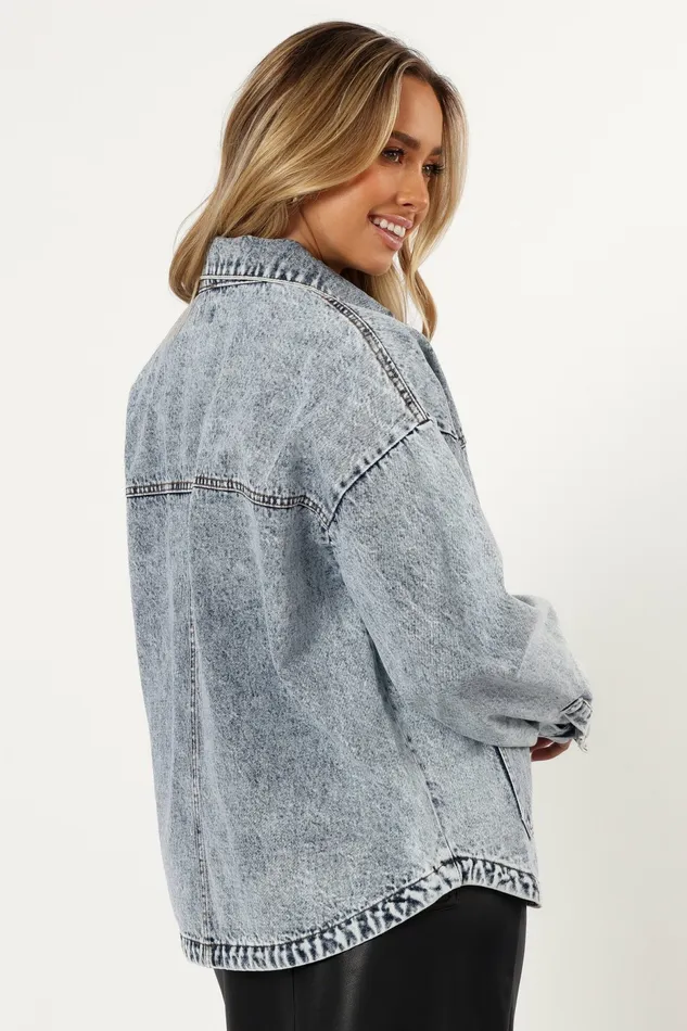 Petal and Pup Jackets and Coats Women Delana Denim Jacket Denim