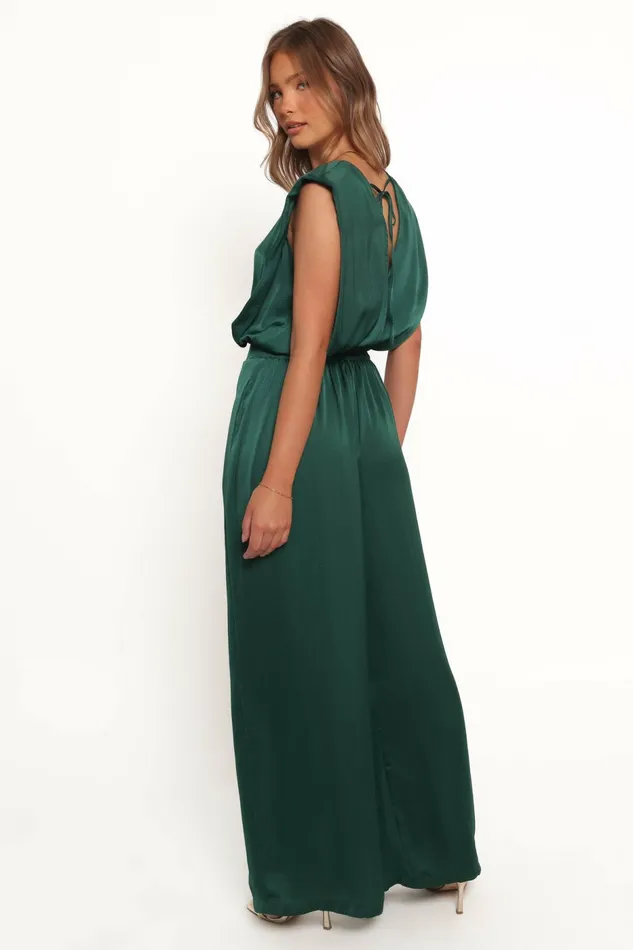 Petal and Pup Jumpsuits and Rompers Women Rema Jumpsuit Dark Green