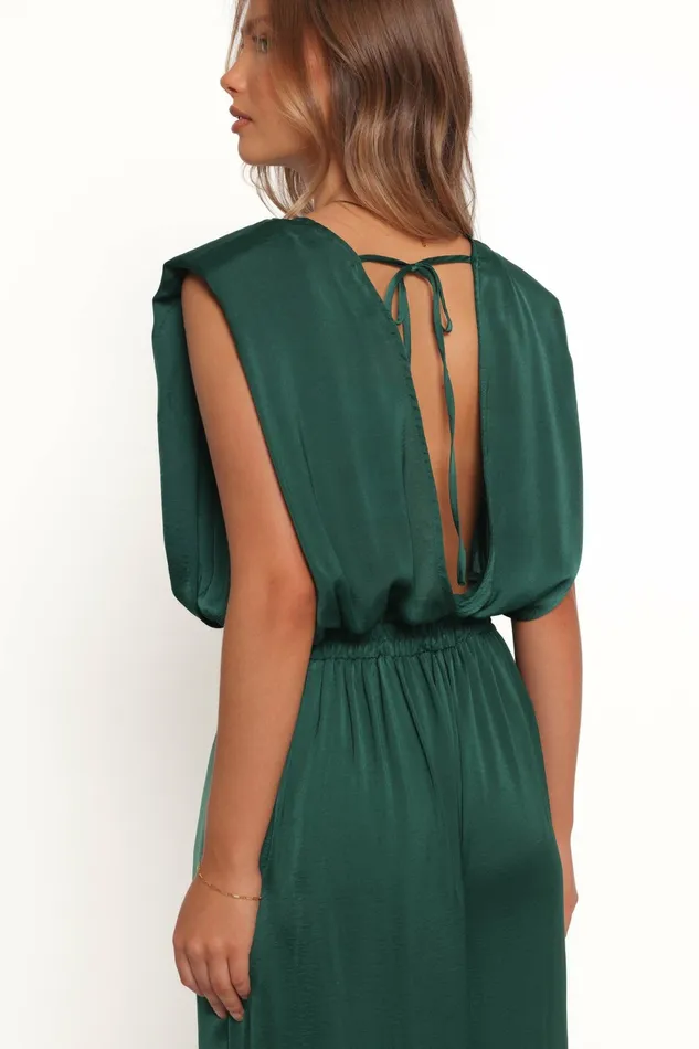 Petal and Pup Jumpsuits and Rompers Women Rema Jumpsuit Dark Green
