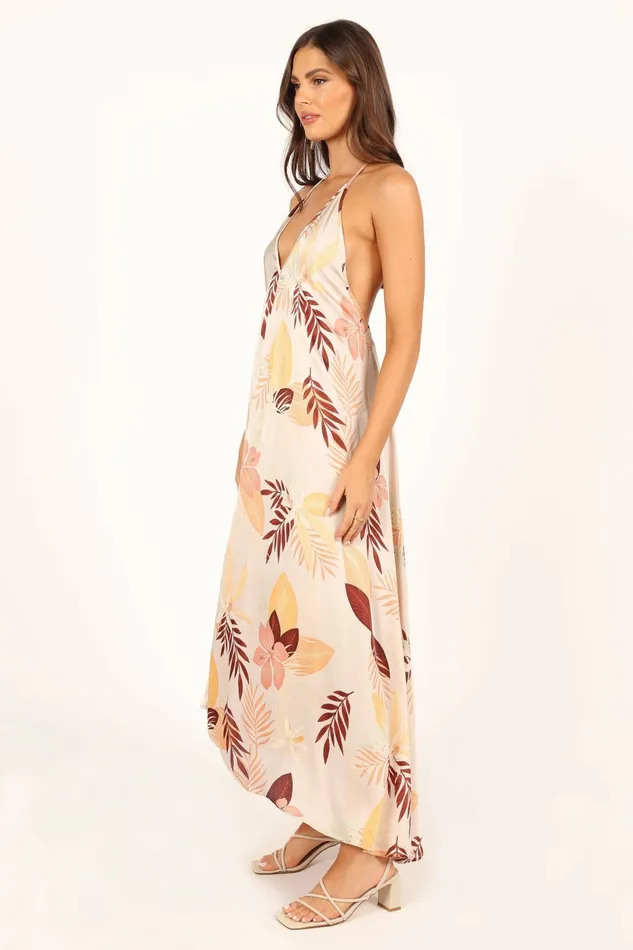 Petal and Pup Rita Midi Dress Multi Women Satin Dresses