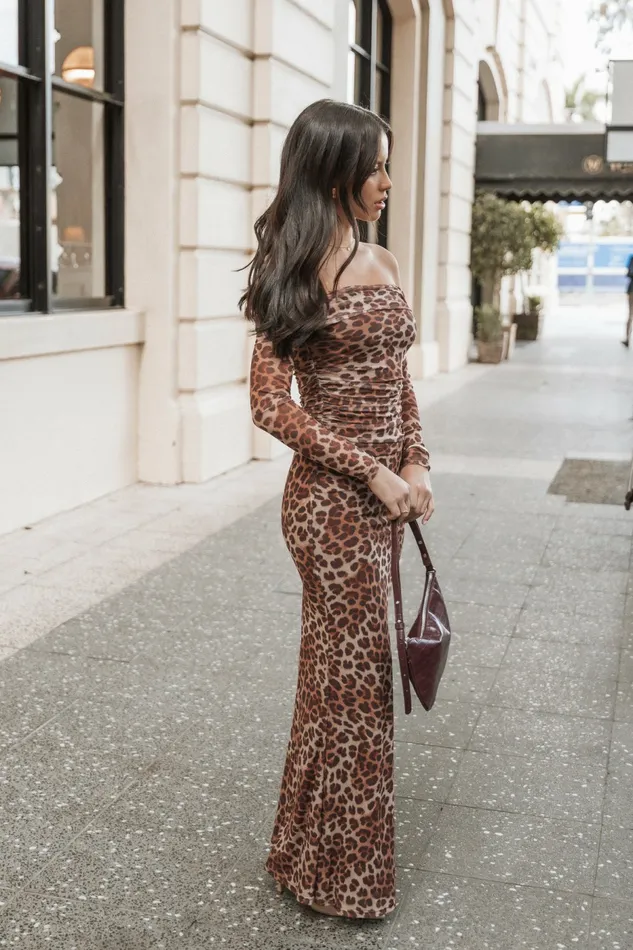 Petal and Pup Skirts Women Cici Maxi Skirt Leopard