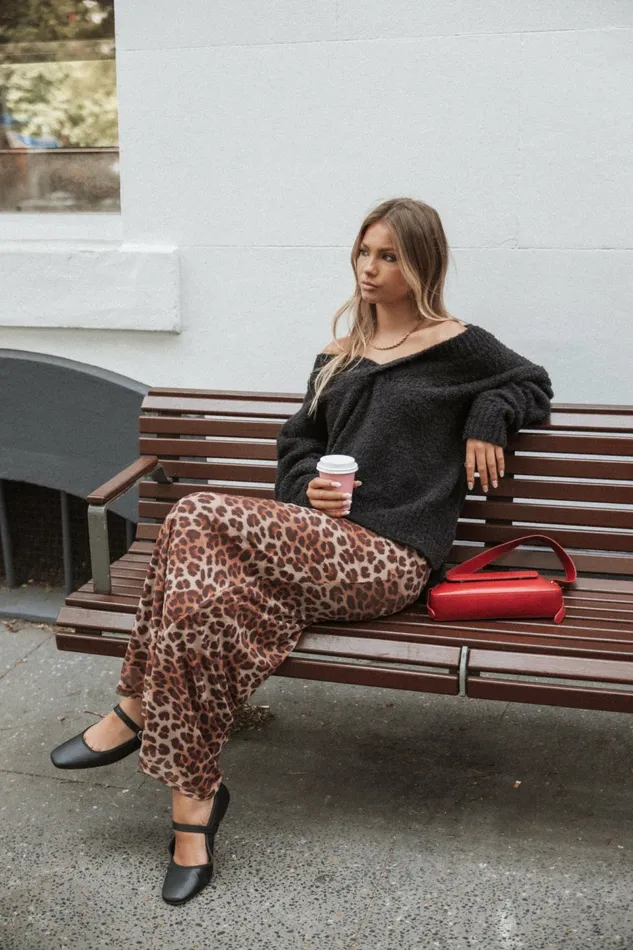 Petal and Pup Skirts Women Cici Maxi Skirt Leopard