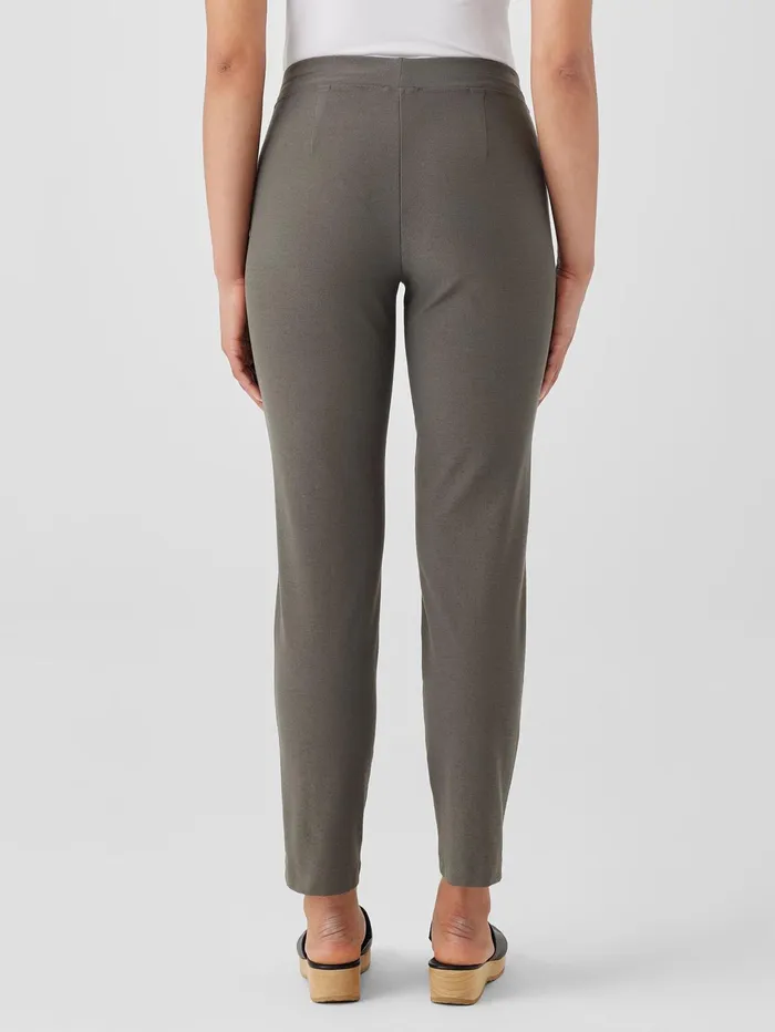 Petite Women Eileen Fisher Washable Stretch Crepe Pant White