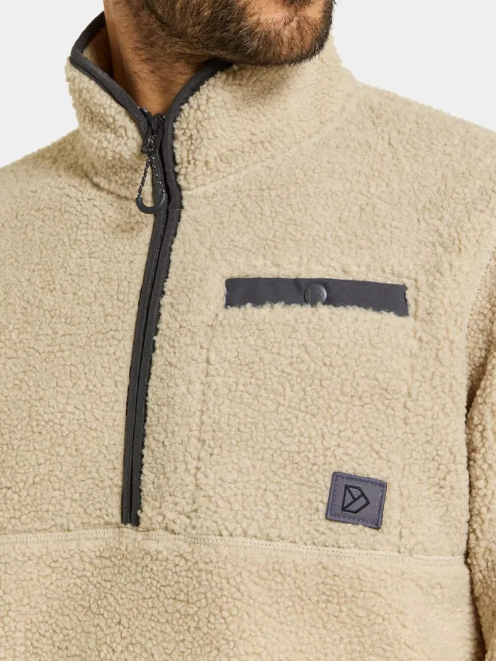 Phoenix Halfzip Clay Beige Men Didriksons Fleece and Midlayers Phoenix Halfzip Clay Beige Men Didriksons Fleece and Midlayers