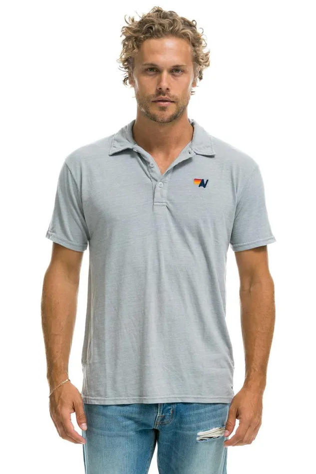 Polo 8211 Light Grey Women Aviator Nation Tees