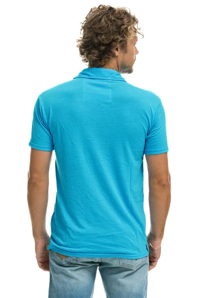 Polo 8211 Neon Blue Women Aviator Nation Tees