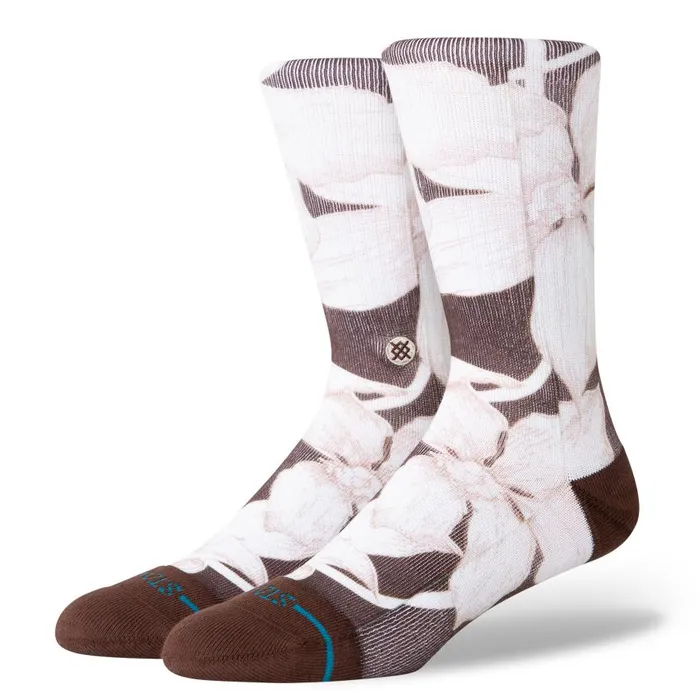 Poly Blend Crew Socks Coco Loco Brown MenWomen Stance Crew