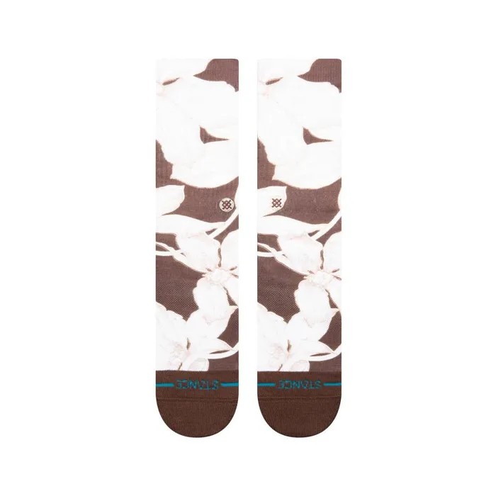 Poly Blend Crew Socks Coco Loco Brown MenWomen Stance Crew