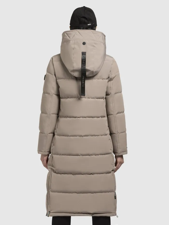 Puffer Coats KHUJO Women Mantel DEVION Graubeige Graubeige