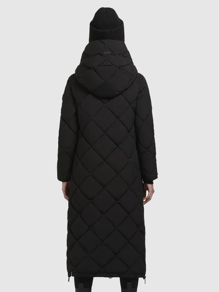 Puffer Coats Women Mantel GENTI Schwarz Schwarz KHUJO