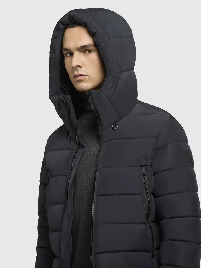 Puffer Jackets Men KHUJO Jacke WOU Dunkelblau Dunkelblau