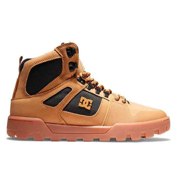 Pure HighTop WaterResistant Winter Boots wheatblack Men Winter Boots DC Shoes