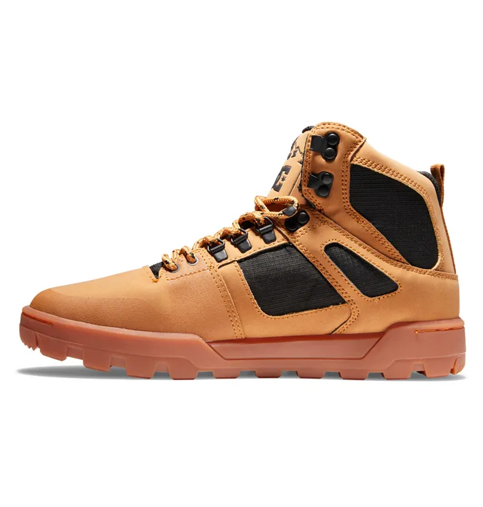 Pure HighTop WaterResistant Winter Boots wheatblack Men Winter Boots DC Shoes