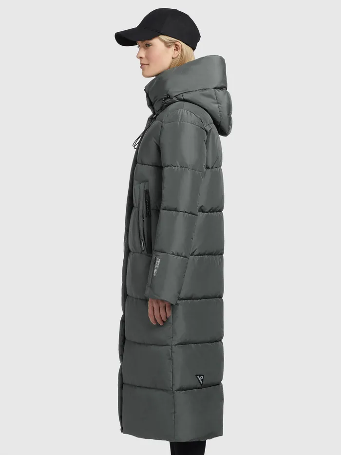 Quilted Coats Mantel SOULANI3 Grau Grau 8211 KHUJO Women
